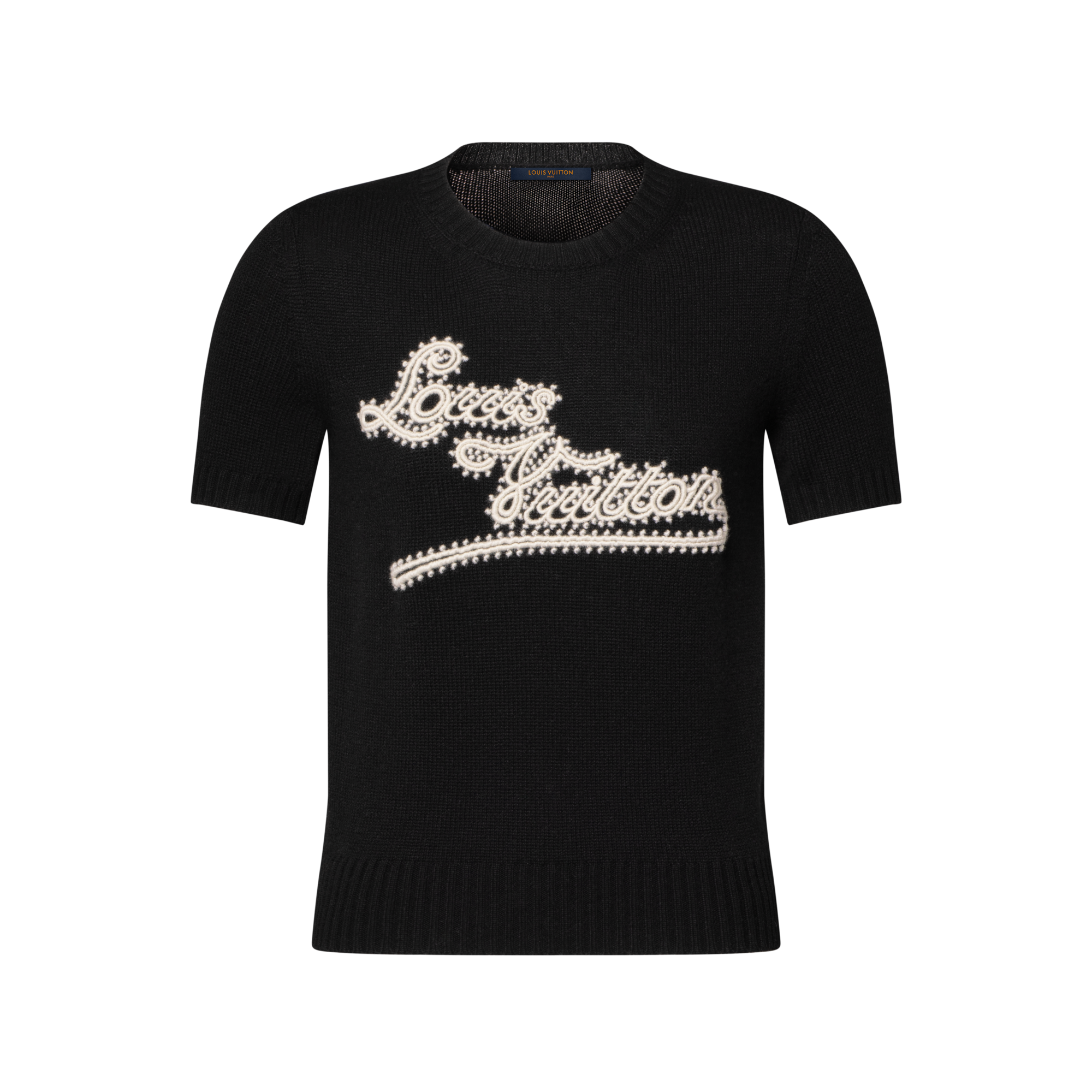 LOUIS VUITTON ニットTシャツ Embroidered Signature Knit Top - Ready-to-Wear | LOUIS VUITTON